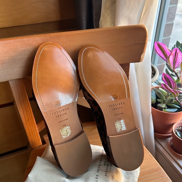 NWTB SEZANE Michel Loafers Leopard Size 38 🐆 - Picture 7 of 9